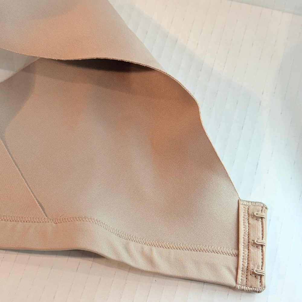 🆕 Warners No Side Effects Wireless Bra 2XL Tan~Smooth Support Seamless Comfort - Picture 11 of 16